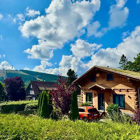 Harz - Blockhaus Mit Sauna Und Kamin, 4 Und 5 Sterne, Ch Feriehus *