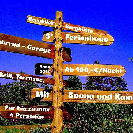 Ferienhaus Harz - Blockhaus Mit Sauna Und Kamin, 4 Und 5 Sterne
